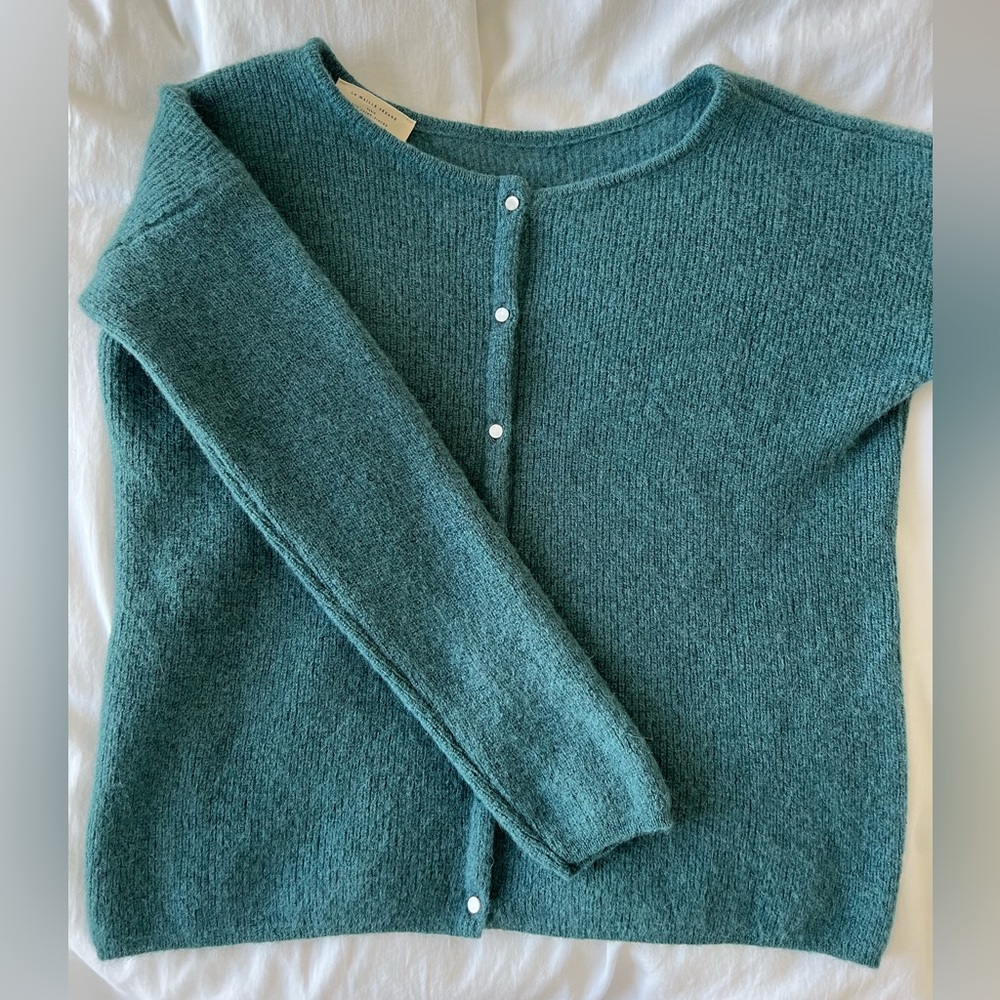 Sezane Gaspard Jumper in Sage